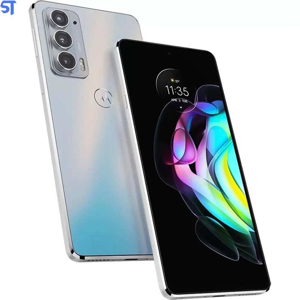 Smartphone Motorola Edge 20 128GB 5G Wi-Fi Tela 6,7'' Dual Chip 8GB RAM Câmera Tripla + Selfie 32MP - Branco