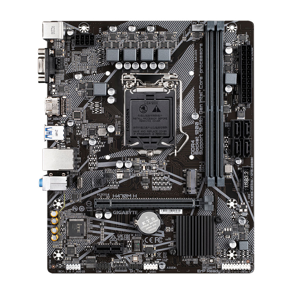 Placa Mãe Gigabyte H470M H Socket LGA 1200 / DDR4