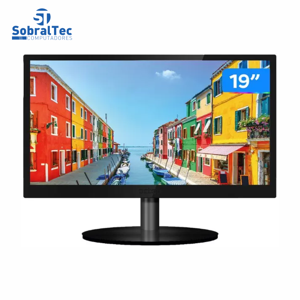 Computador Gamer Ryzen 5 -Memória 8GB - HD SSD 512GB - Placa V Gigabyte 1050TI 4GB 256Bit- Com Monitor 19 -Teclado e Mou