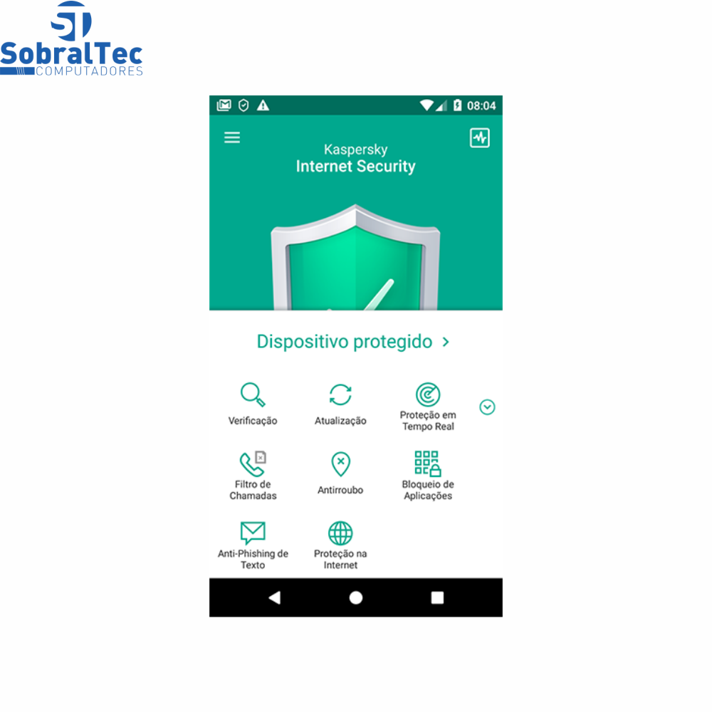 Licença Antivirus Kaspersky Internet Security KIS Key De 1 Ano 1 Dispositivo