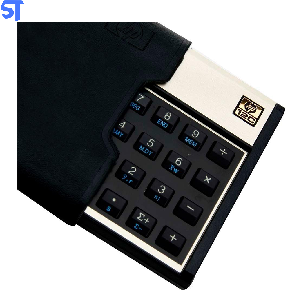 Calculadora Financeira HP 12c com 120 Funções - Preta/Dourada