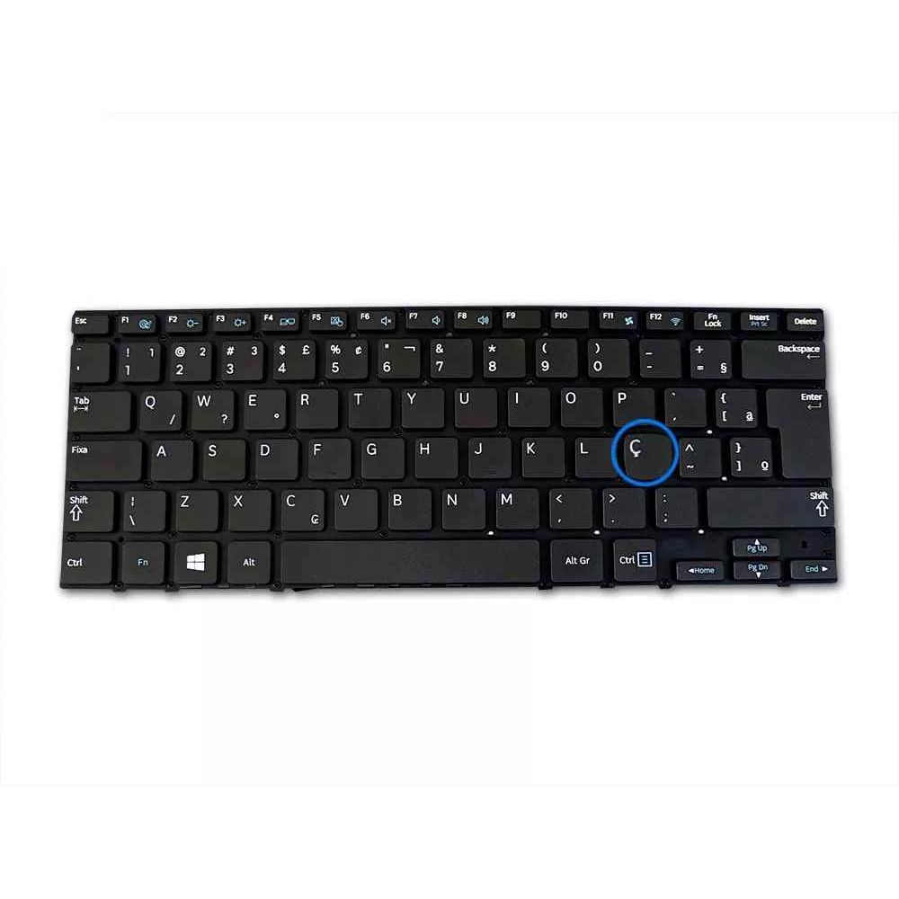 Teclado Notebook Ultrabook Samsung Np530 Np530u3c-ad5 Série 5 - Br Ç