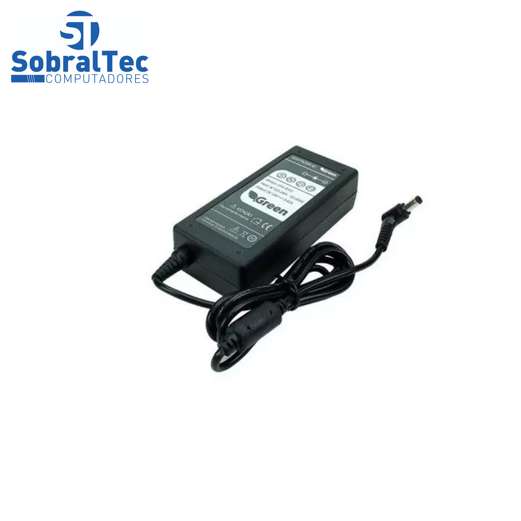 Fonte Notebook Compatível Com 19V 3.42A Pino 5.5MX2.5M