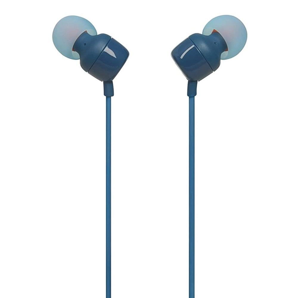 Fone de Ouvido Intra-Auricular JBL Tune 110  JBLT110BLUAM- Azul Com Microfone