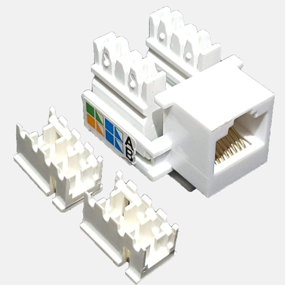 Conector Keystone Rj45 Branco - Cat5e