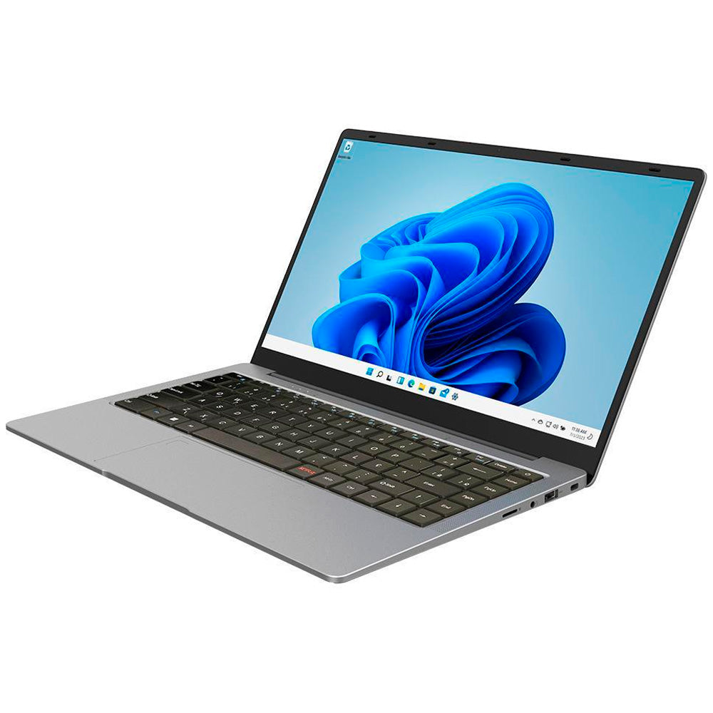 Notebook HQ Joy Intel Celeron, 4GB DDR4, SSD 128GB, Tela 14.1 Full HD, Windows 11, Prata, Professional - NHJ-W11h-Ce1