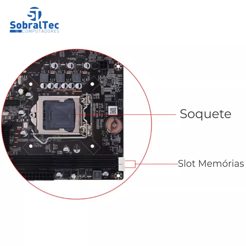 Placa Mãe P8H61-M LX3 PLUS R2.0 H61 LGA 1155 I3 I5 I7 DDR3 16G uATX Electron Par Store