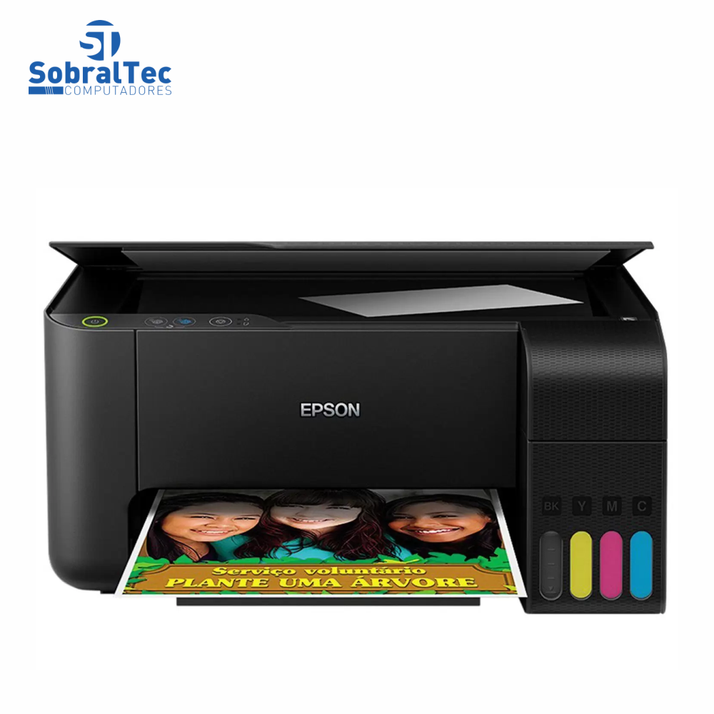 Impressora Multifuncional Tanque Jato De Tinta Epson L3110 EcoTank Bivolt C11CG87302