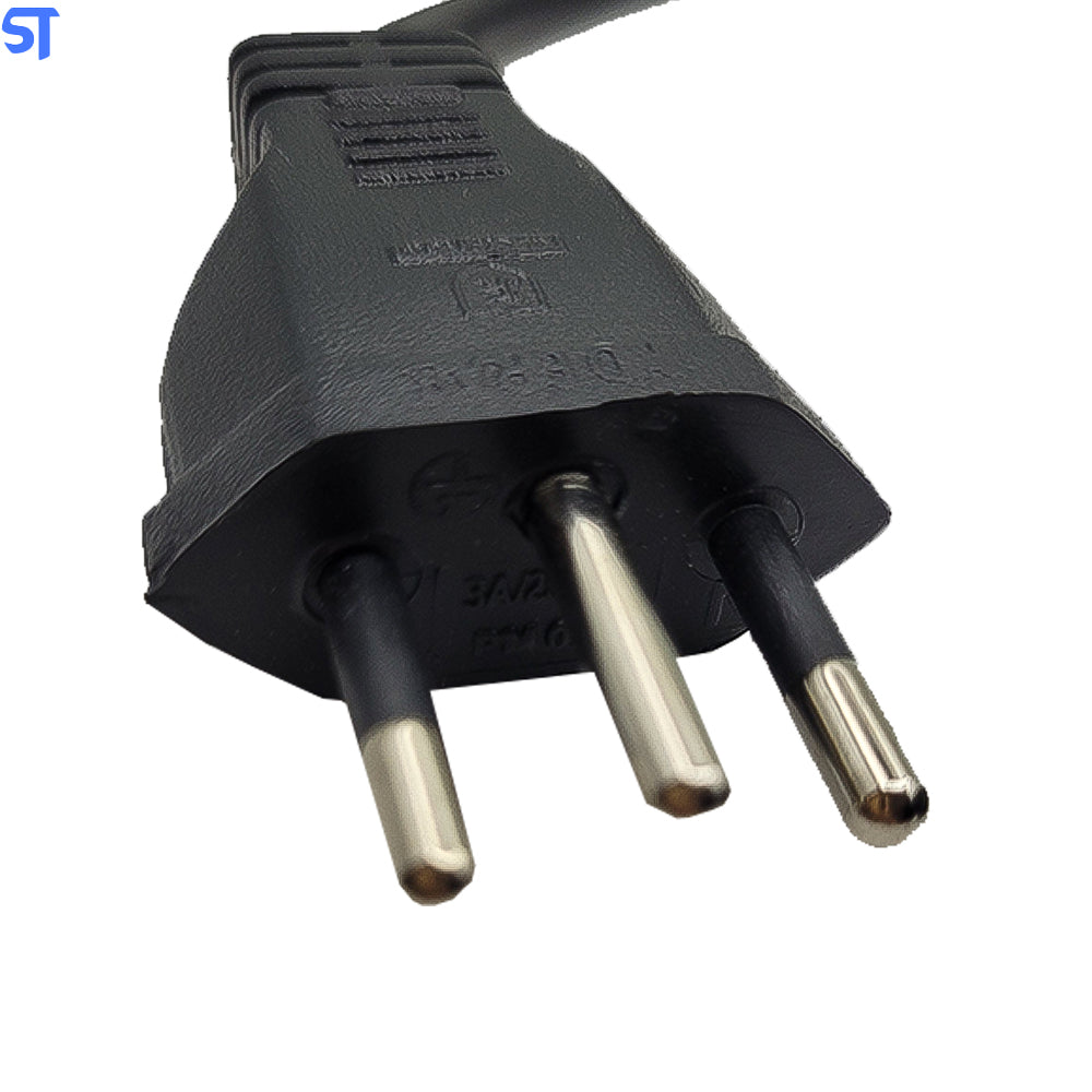 Cabo de Força Para CPU 2P+T X 0,75mm2 Com 1.50 Metro de Comprimento Megatron