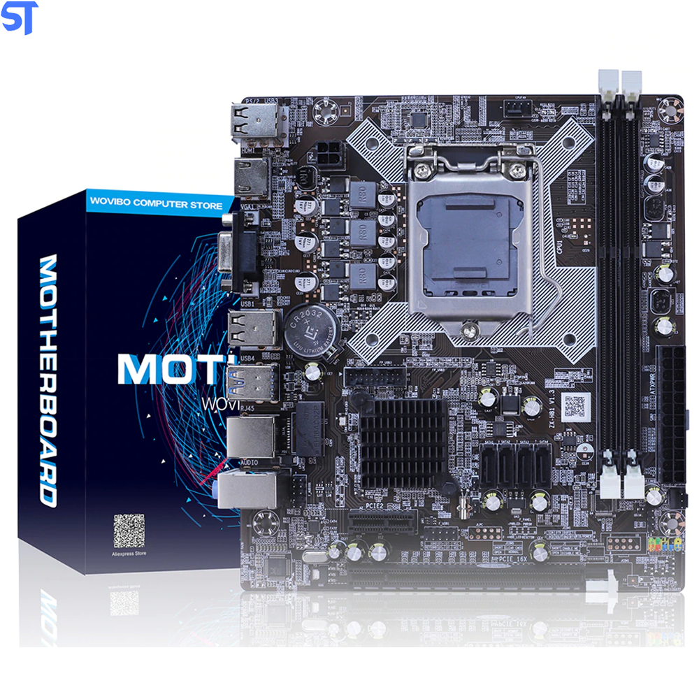 Placa-Mãe Wovibo H81 LGA1150 Memoria DDR3 Suporte A I3 I5 I7 Xeon