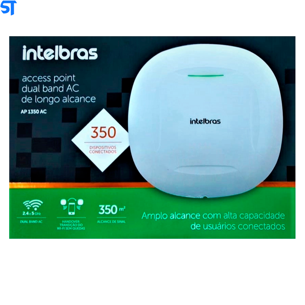 Roteador Access Point Corporativo Intelbras AP 1750 AC Dual Band (2.5/5 GHz)