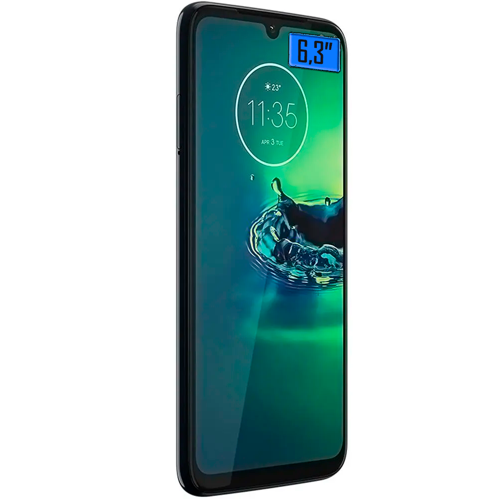 Smartphone Motorola G8 Plus 64GB - XT2019 Azul Safira 4G - 4GB RAM Tela 6,3” Câm. Tripla + Câm. Selfie 25MP