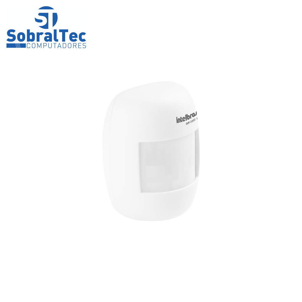 Sensor de Presença Infravermelho IVP 2000 SF Intelbras Sem Fio Alcance de 12mts