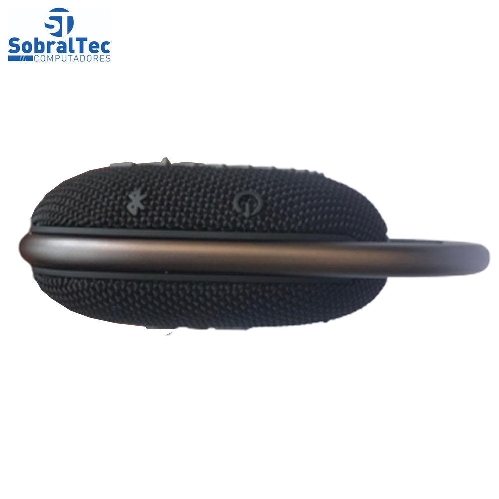 Caixa de Som Portátil JBL Clip 4 Bluetooth 5W À Prova D'água e Poeira Preto