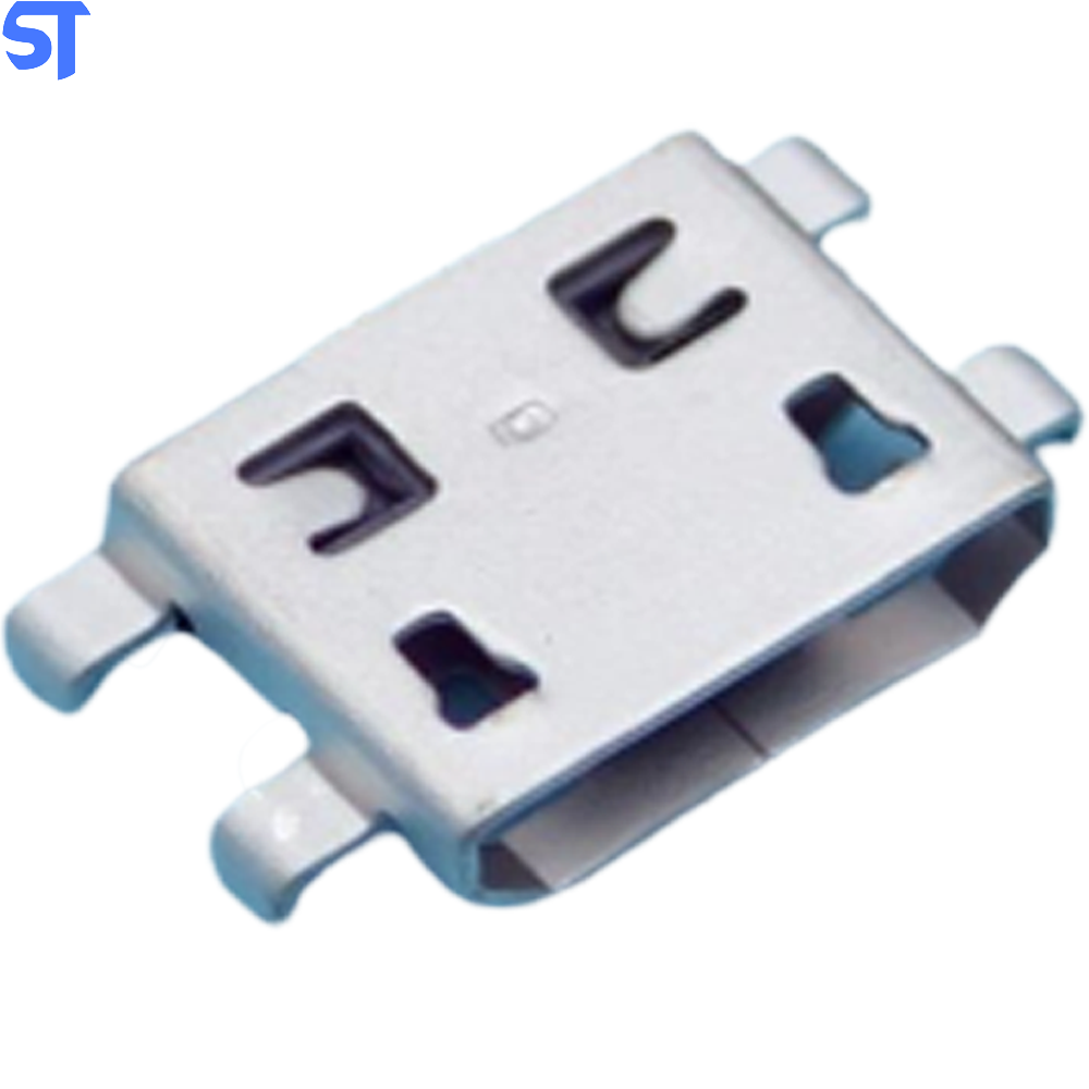 Conector Fêmea para o Telefone Móvel Micro Usb Jack Conector 5 Pinos