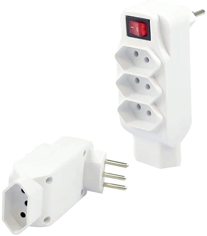 Adaptador Xtrad Plug 4 Saída Com Interruptor De Ligar/Desligar 2P+T- SL6013