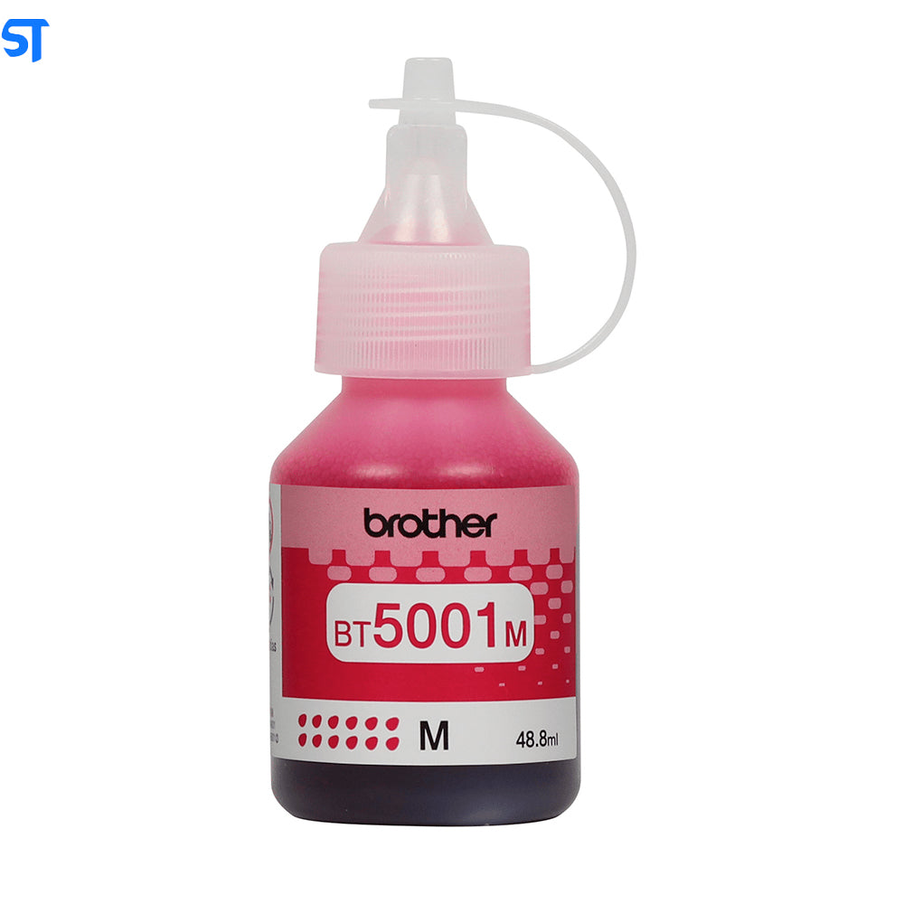 Garrafa de Tinta Brother BT5001M Magenta 5.000 Paginas para HL 74000DW DCP T220 T300 T310 T420W T500W T510W T520W T700W