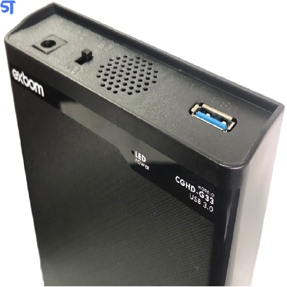 Case Para HD 3,5 Polegadas SATA III USB 3.0 Bussines 6 Gbps Exbom CGHD-G33