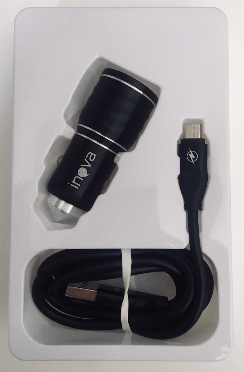 Carregador de Carro Cinzeiro Usb 3.4A Inova Car-2105D