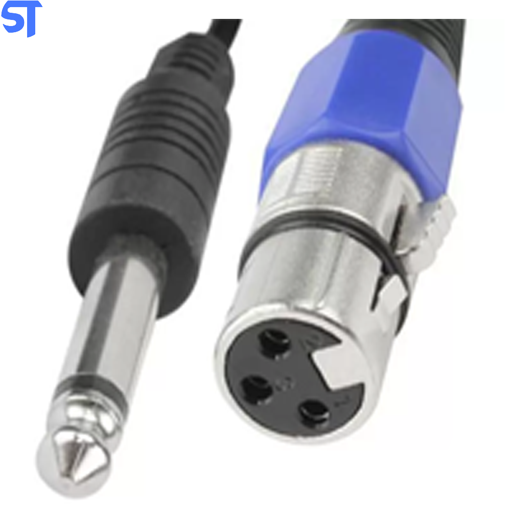 Cabo Para Microfone P10 Macho Mono Xlr Fêmea Xtrad XT-5326