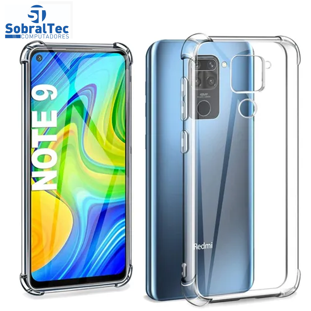 Case De Silicone Transparente  Anti Impacto Para Xiaomi Note 9
