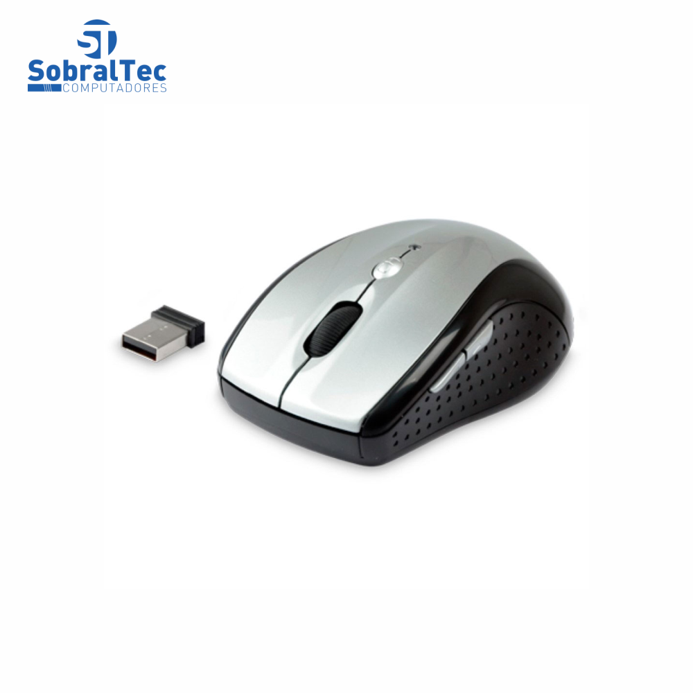 Mouse Sem Fio Wifi 1600dpi Para Computador e Notebook 2.4ghz C3Tech M-w012si