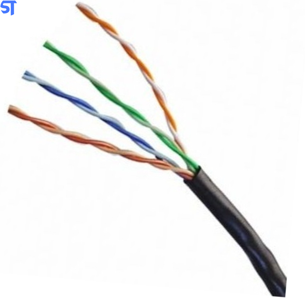 Patch Cord Mk2 VO6 Tecno 23AWG UTP Categoria 5E Preto 1 Metro