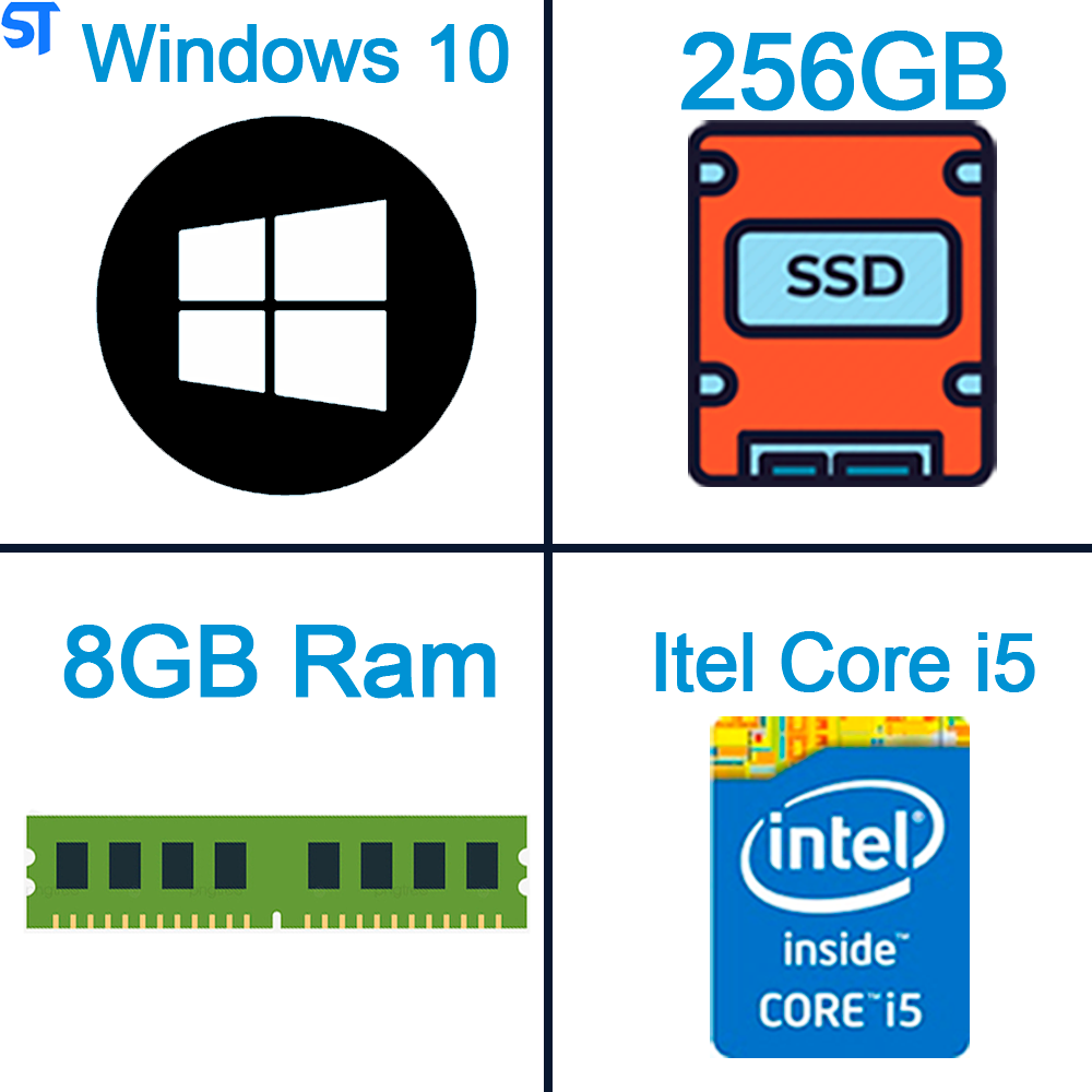 Computador Intel Core i5-3340 -HD SSD 256GB- Memória Ram DDR3 8GB -SobralTec- 2640