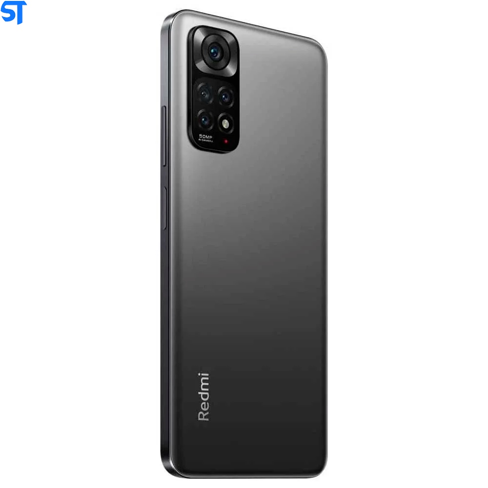 Smartphone Xiaomi Redmi Note 11 -128GB / 4GB RAM / Dual Sim / Tela 6.6" / Câmeras 50MP + 8MP e 16MP - Cinza (Versão Glob
