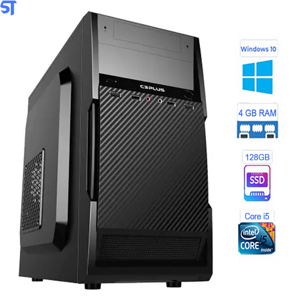 Computador Core i5-3570- Memória Ram 4GB- HD SSD 128GB-Gabinete -Com Windows 10