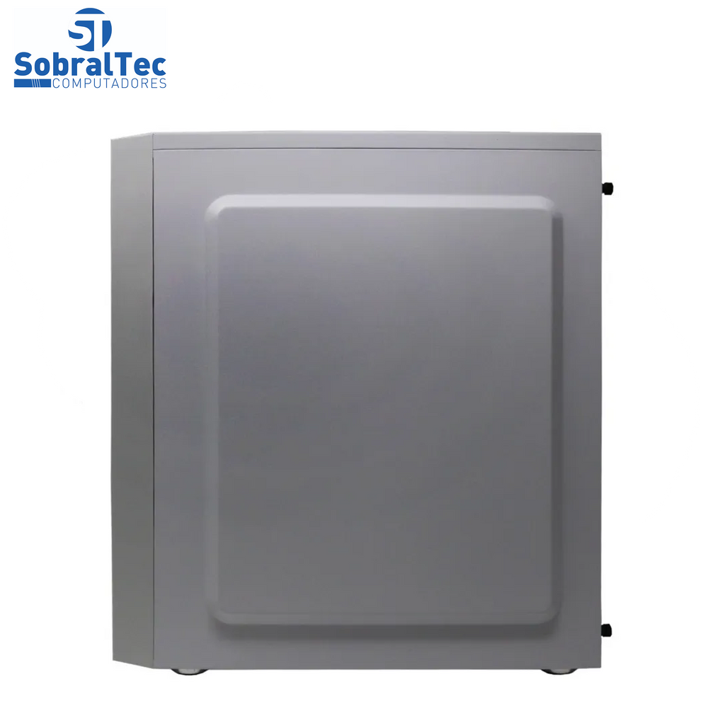 Gabinete Gamer BG-018W Branco Bluecase - S/ Fonte Lateral Em Vidro LED RGB  USB 3.0 Frontal