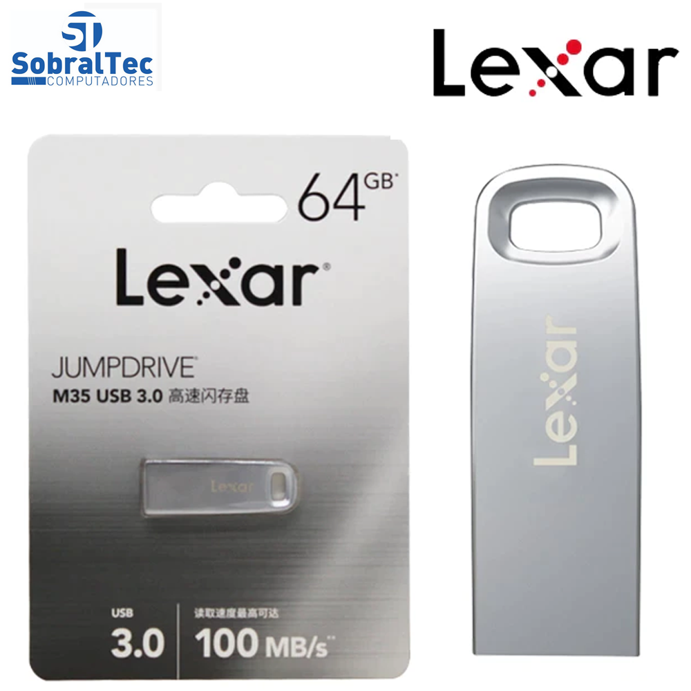 Pendrive usb3.0 Lexar 64Gb M35 100 MB/s