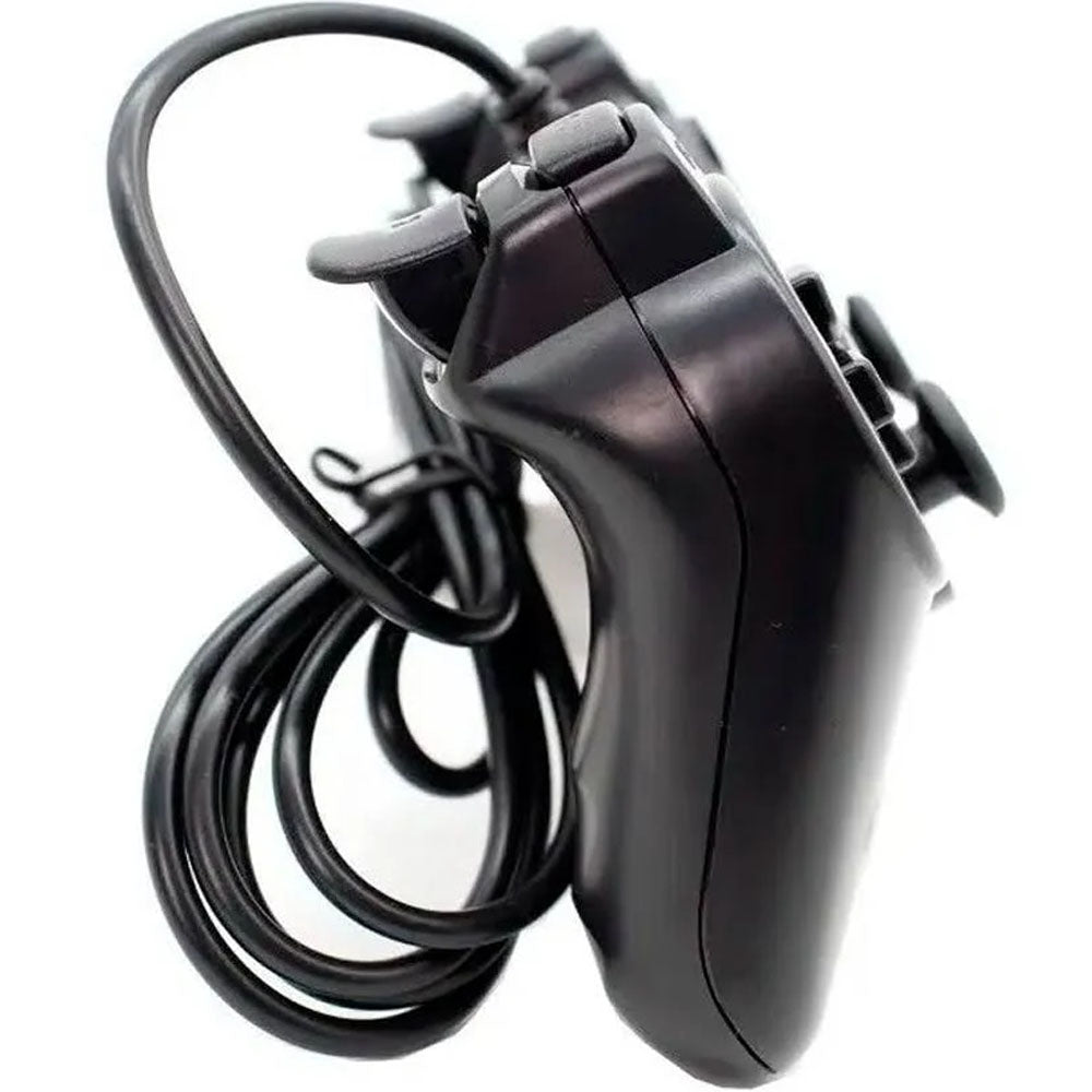 Controle Joystick Com Fio Para Ps3 e Computador Knup Kp- 4123A+ Preto