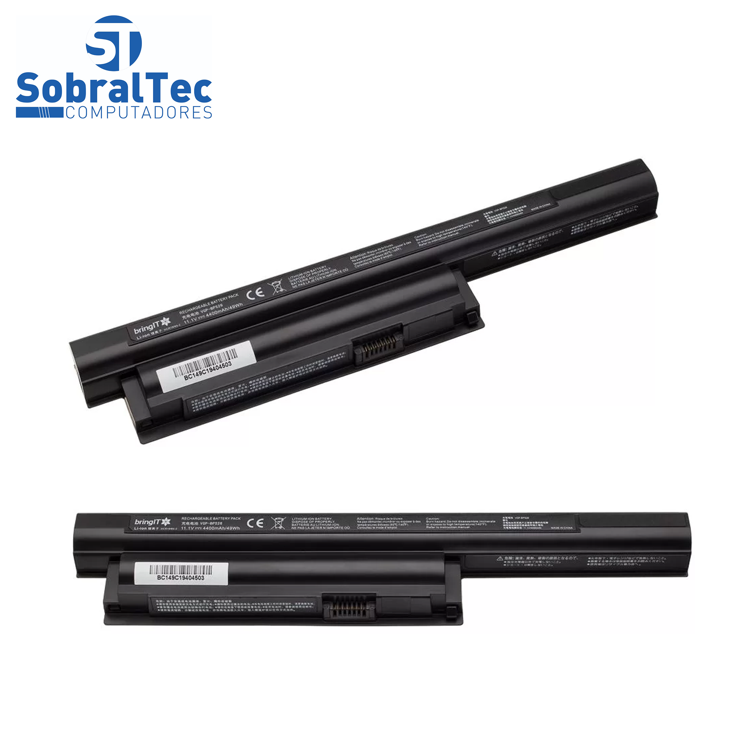 Bateria Notebook  Compatível Sony Bps26 - Cj - 6 Cells - Black - 10.8V