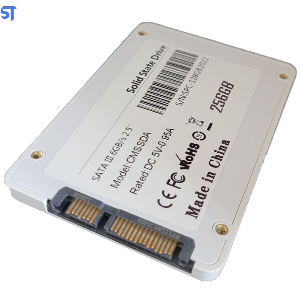 HD SSD SobralTec 256Gb 2.5 Sata3 Leitura 570Mb/s Escrita 500Mb/s - Branco
