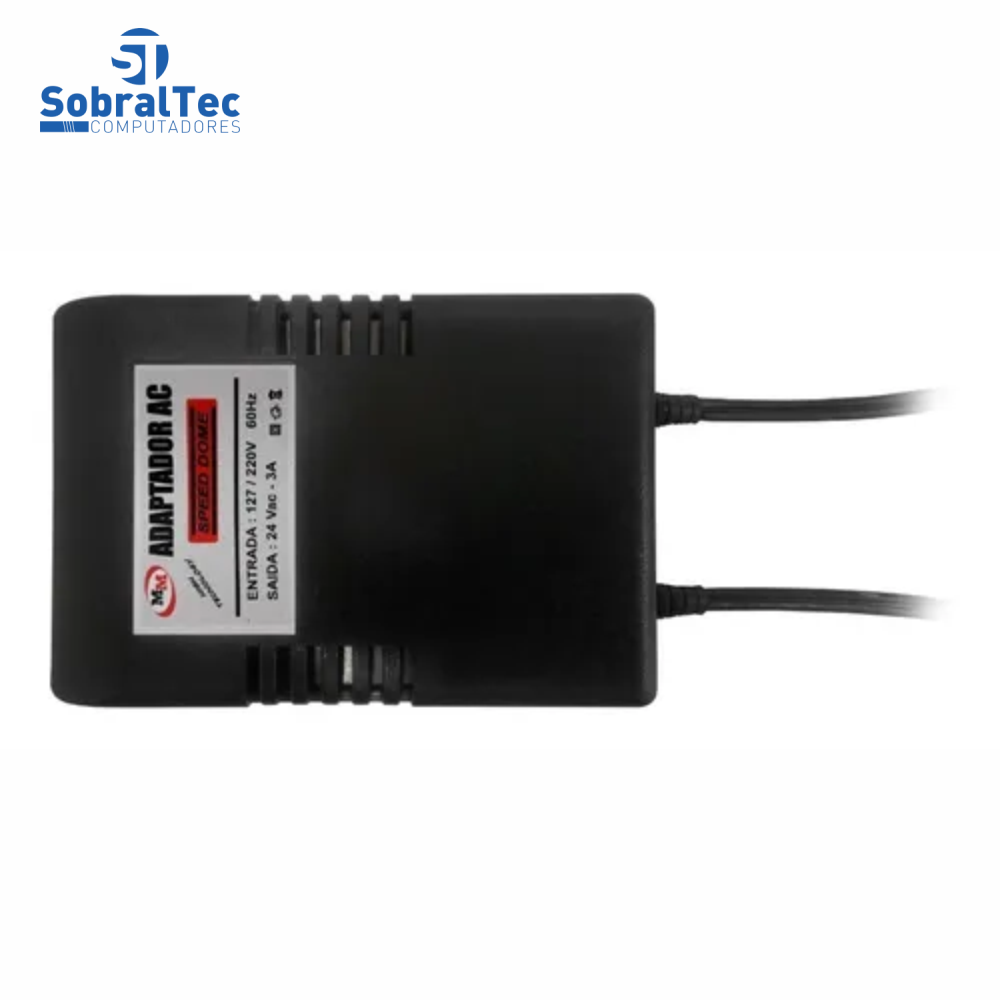 Fonte 24vac 3a Para Speed Dome Cftv Bi Volt 110 220 Chave