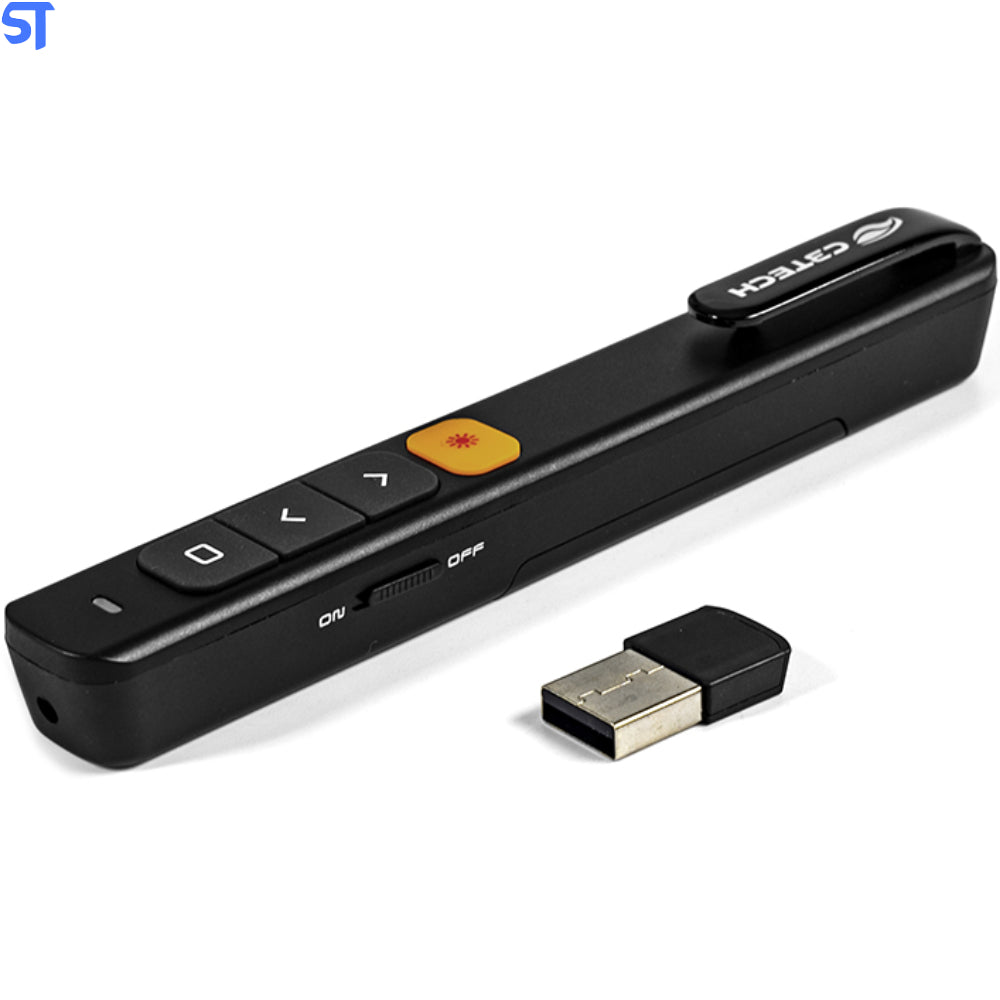 Apresentador de Slide Sem Fio Preto Ap-200 -C3Tech