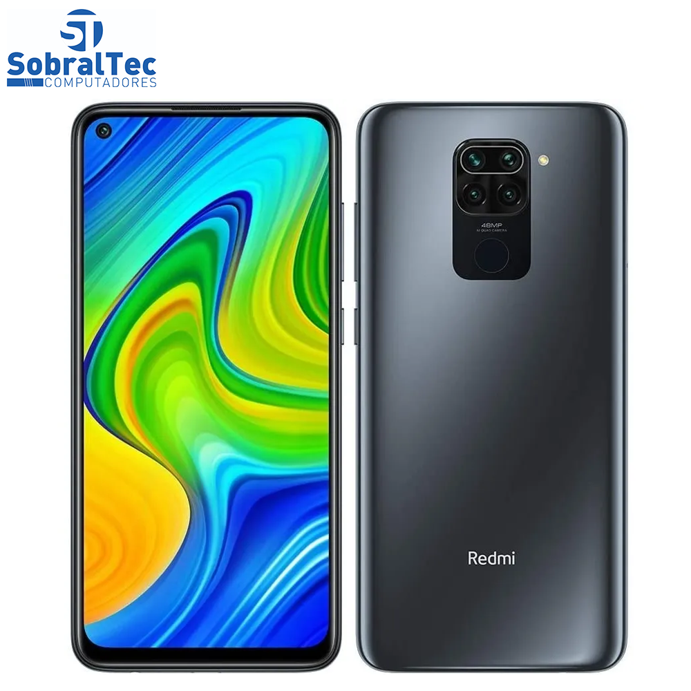 Smartphone Xiaomi Redmi Note 9 Versão Global 128 Gb 4 Gb Ram Onyx Black Quad Câmera Traseira