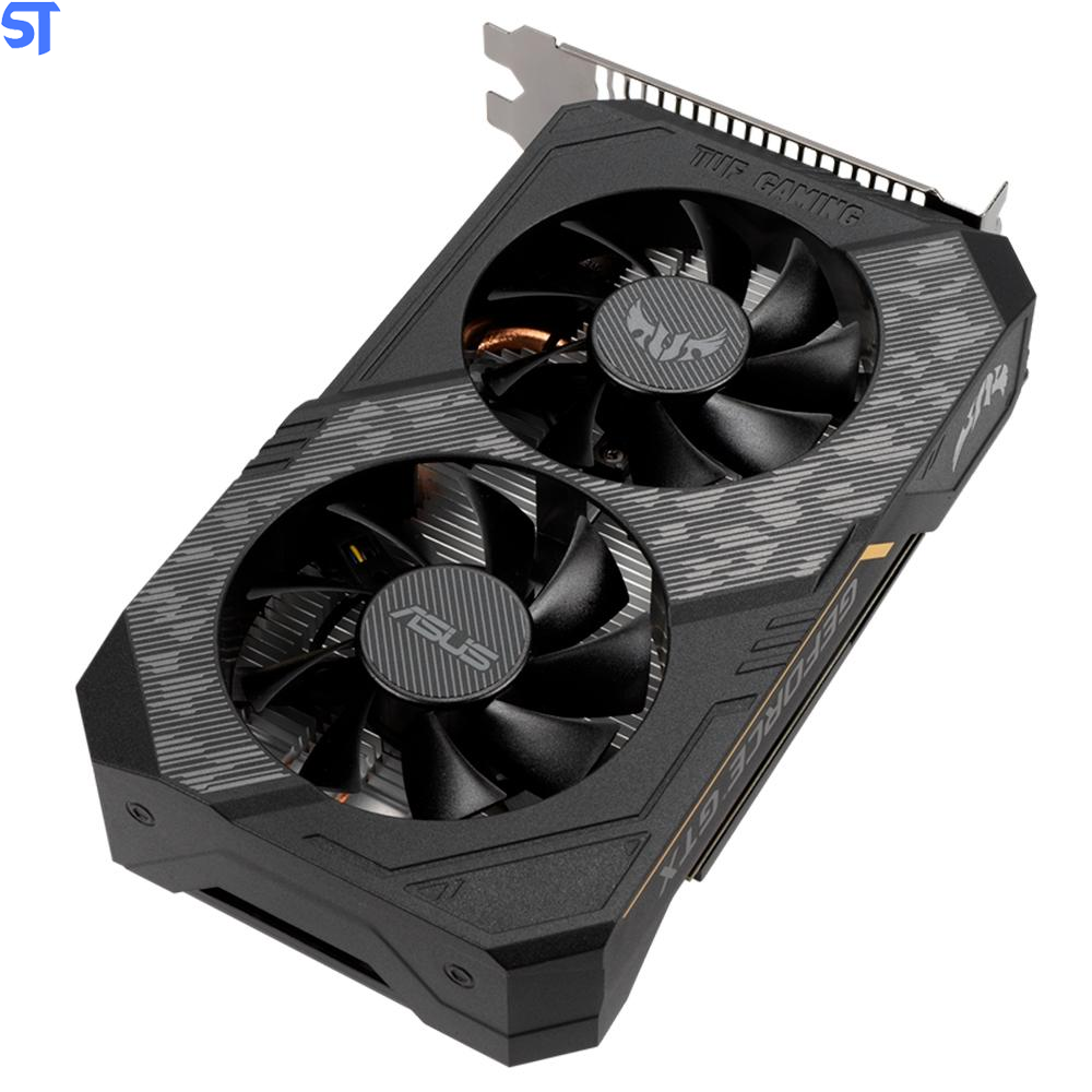 Placa de Vídeo Asus, TUF Gaming GeForce, GTX 1650 Dual, 4GB, GDDR6, 128Bit, TUF-GTX1650-4GD6-GAMING