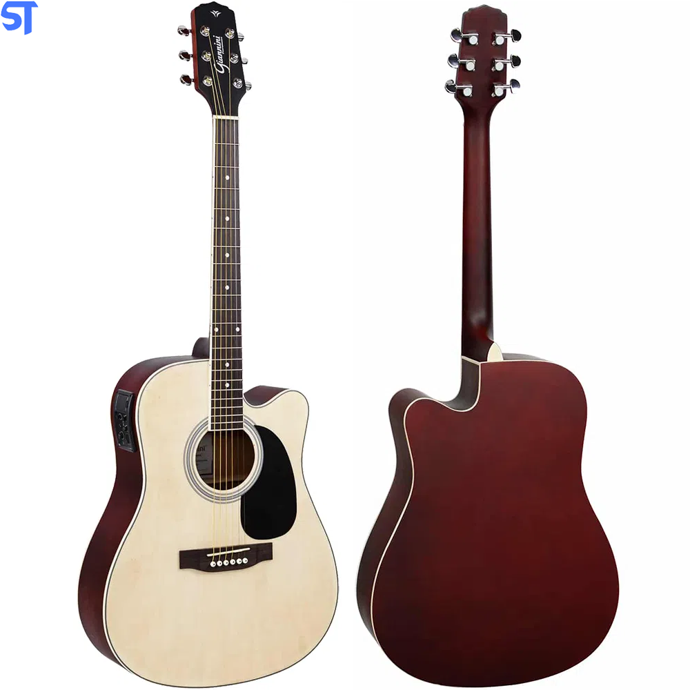 Violão Giannini Folk Elétrico Aço GDC-1 NS ou SBK (Acabamento Fosco) (Natural