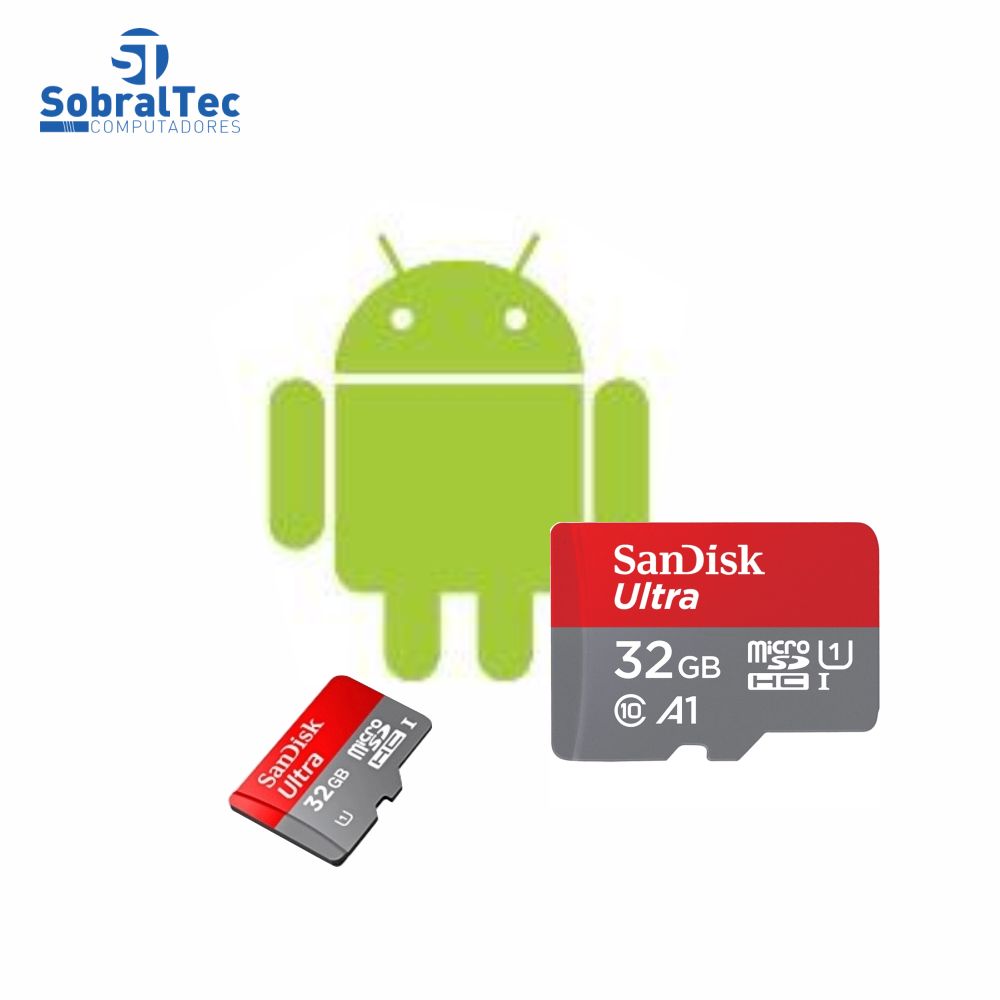 Cartão De Memoria Micro SdHc 32Gb Classe 10 Ultra Sandisk SDSQUNC-032G-ZN3MN