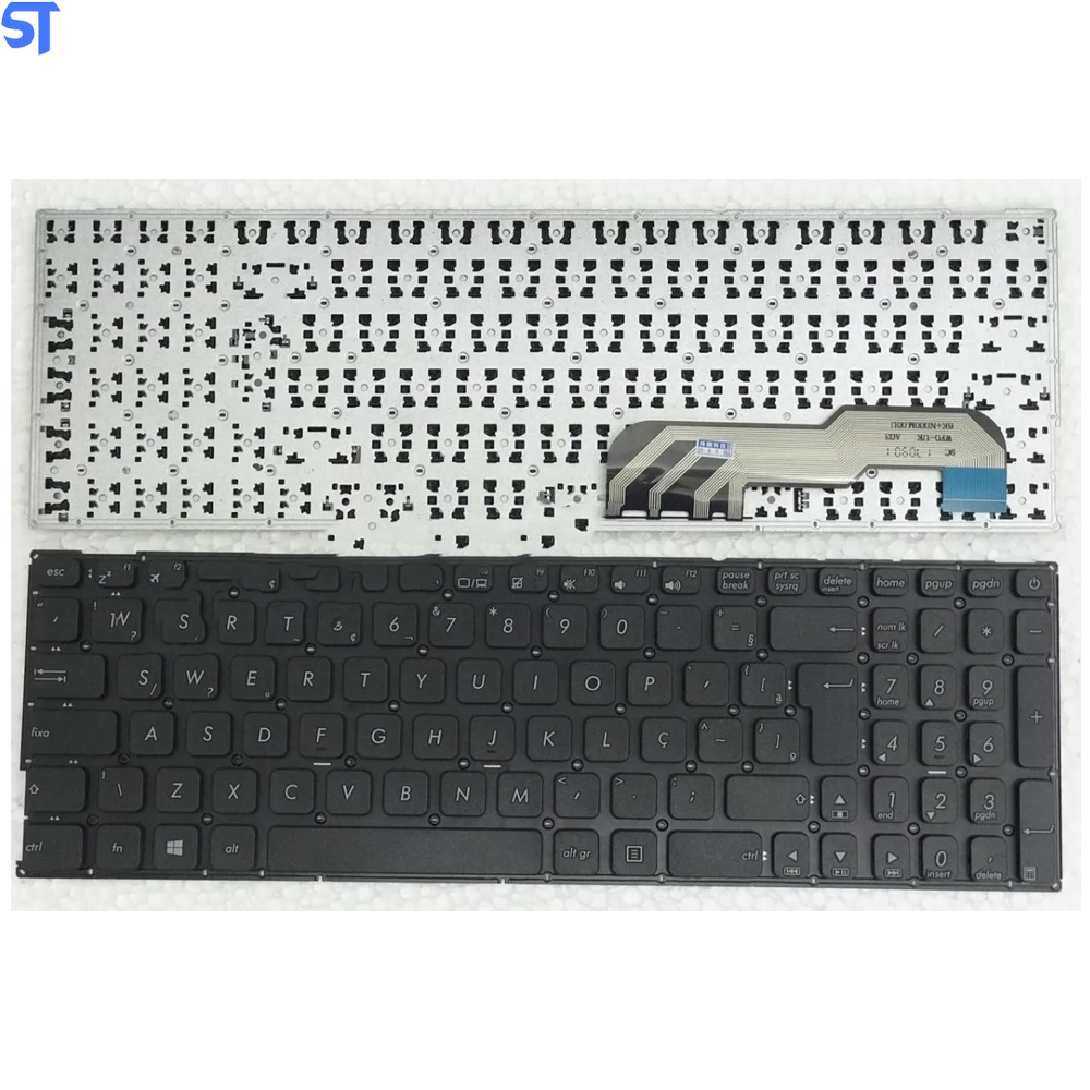 Teclado Notebook Compativel Com Asus X541n-Pd1003y - Black - BR - No Frame