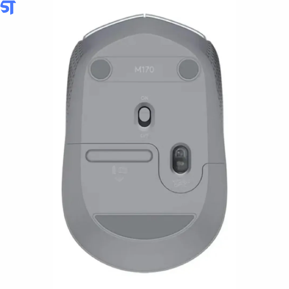 Mouse Logitech Wireless M170 Prata