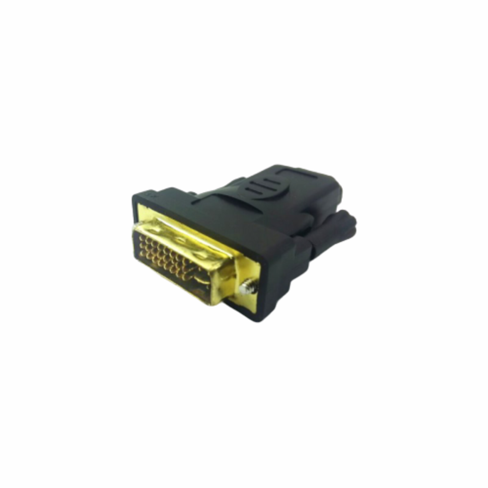 Adaptador Conector Dvi 24+5 Macho x Hdmi Fêmea Banhado a Ouro