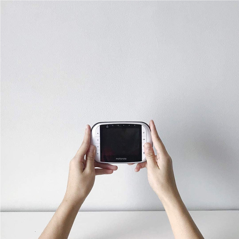 Babá Eletrônica Motorola MBP36SC Tela 3,5” - Monitoramento da Temperatura Ambiente Rotação