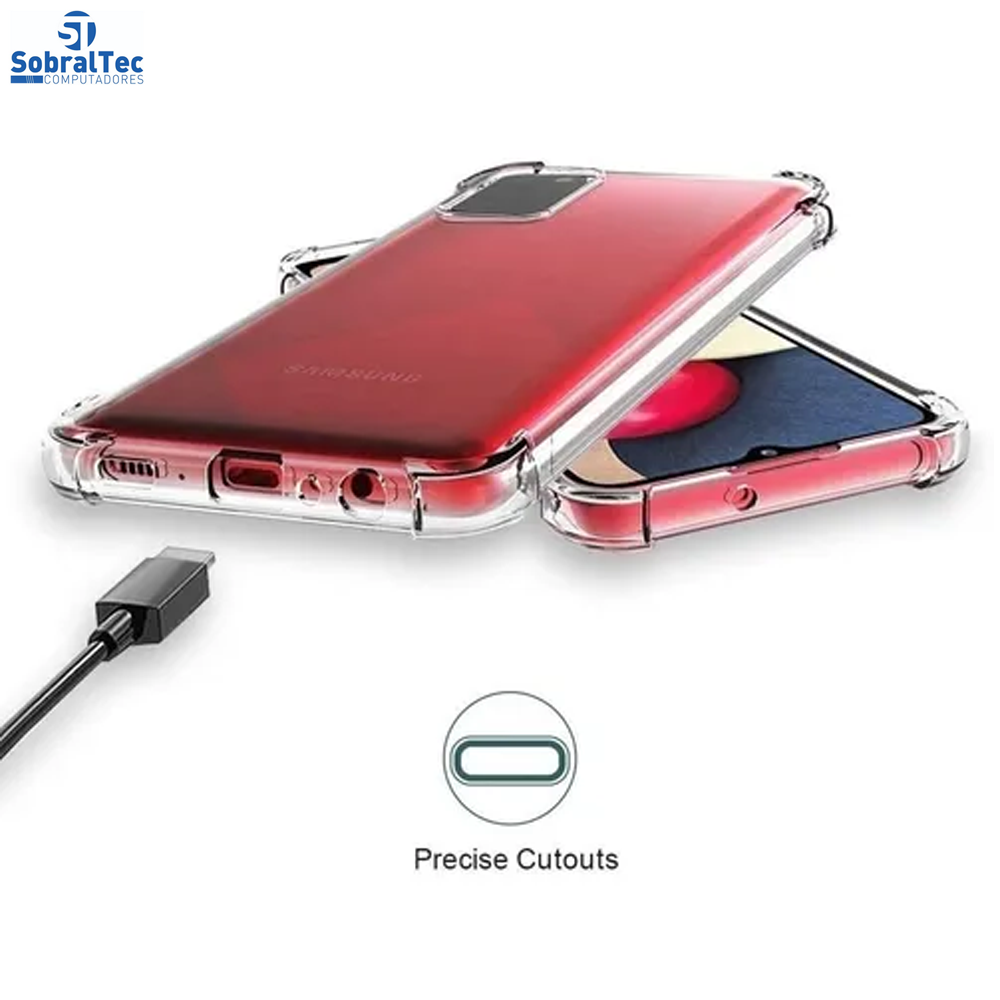 Capa De Silicone Transparente Anti Impacto A02s