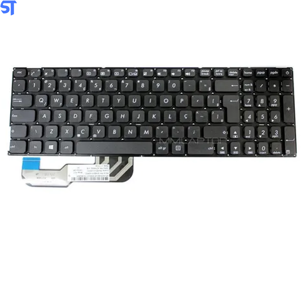 Teclado Notebook Compativel Com Asus X541n-Pd1003y - Black - BR - No Frame
