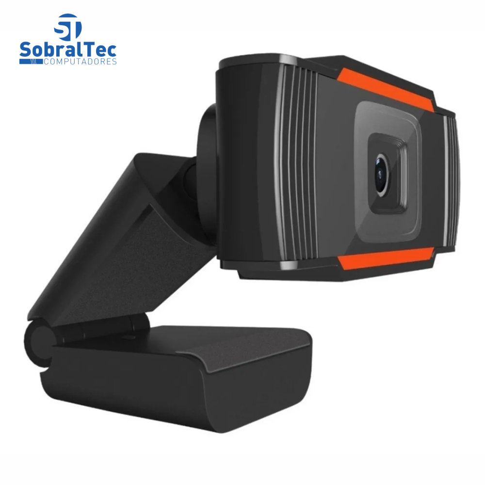 Webcam Full HD 1080 Pixels USB 2.0 Com Microfone Embutido Plug And Play AOSAIDI