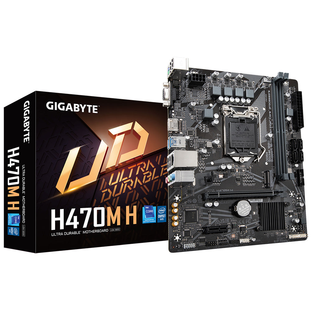 Placa Mãe Gigabyte H470M H Socket LGA 1200 / DDR4