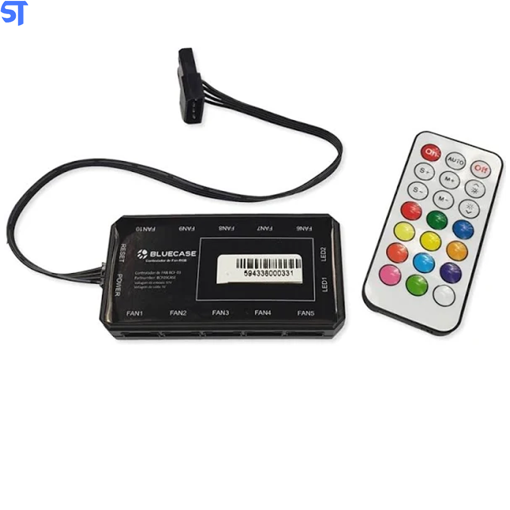 Controlador de FAN BCF-03 Bluecase - Bulk Com Controle Remoto